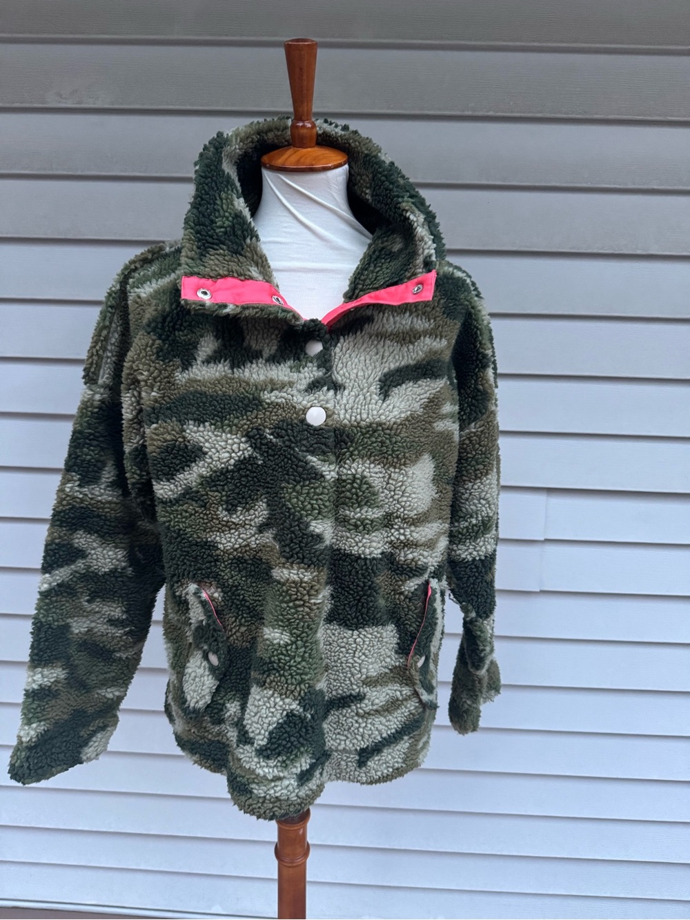 J CREW Vintage Fleece Sherpa Pullover Sweatshirt
